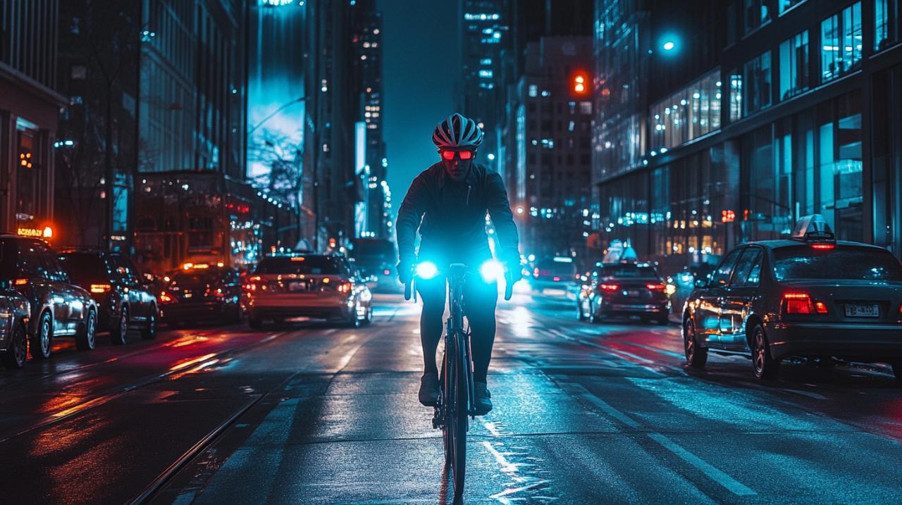 ¿Qué equipamiento para ser visible por la noche en bicicleta? Las mejores luces traseras con modos de parpadeo para tu seguridad